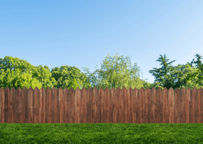 wooden fence